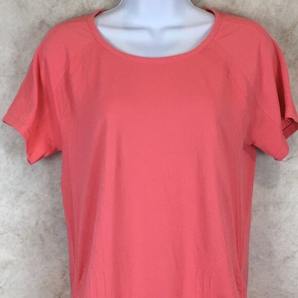 GAIAM Women's Corral-Pink Short-Sleeve Yoga Top Size L - Picture 11 of 12